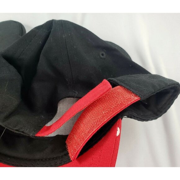 Disney Minnie Mouse Kids Baseball Cap With Ears & Bow Polka Dots Black Red - Picture 7 of 9